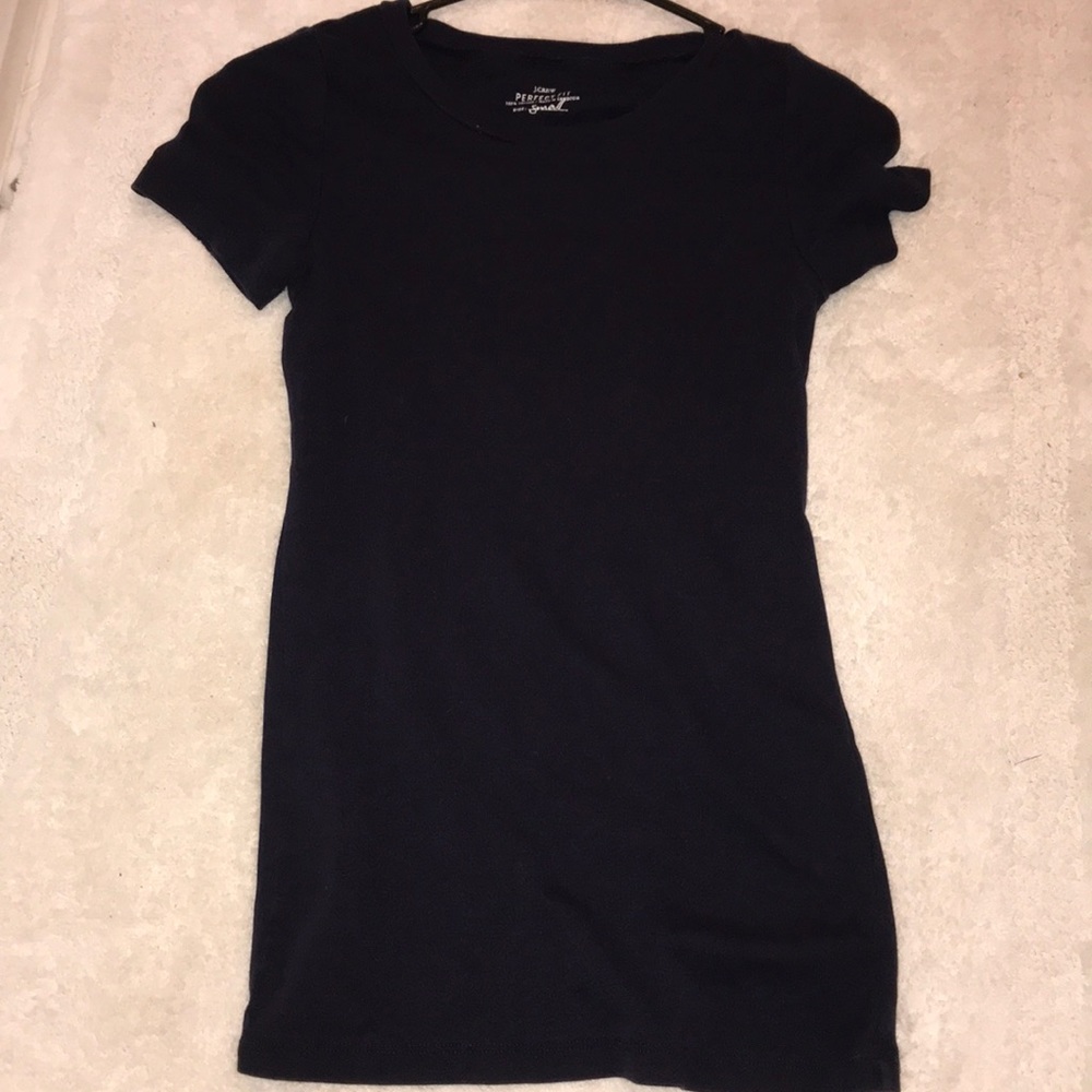 J.CREW Perfect fit navy shirt